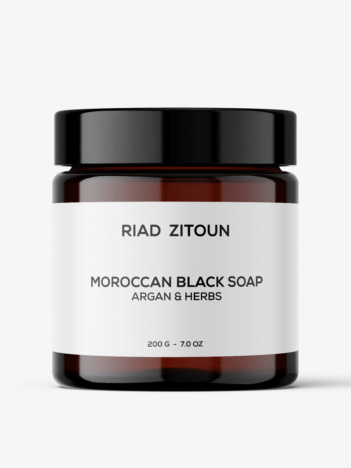 Moroccan Black Soap with Herbs