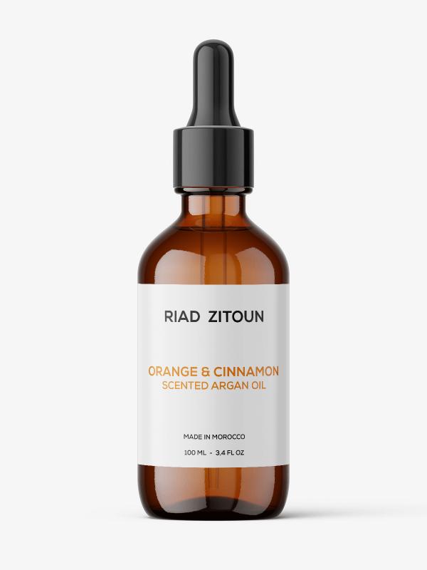 Cinnamon & Orange Scented Argan Oil